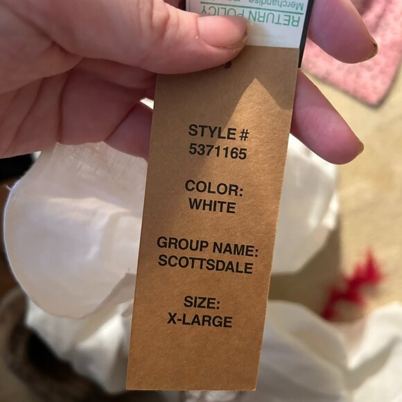 NWT Peck & Peck Weekend White Embroidered Boho Tunic XL - Picture 13 of 14